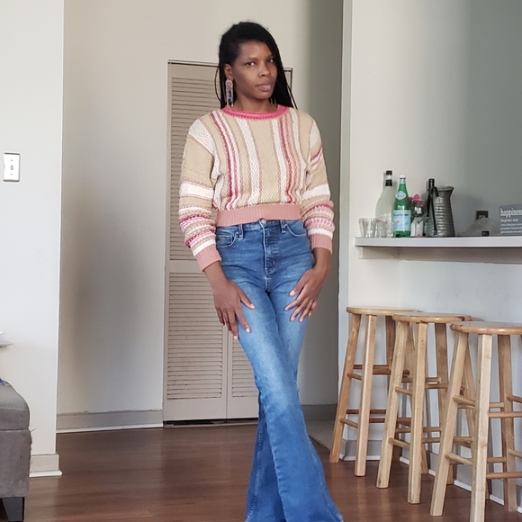 FREE PEOPLE "Sweet Child Combo" Sweater - Picture 5 of 16